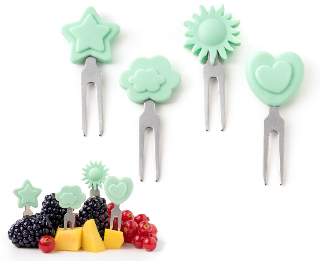 4 db mini villa rozsdamentes acélból - Égbolt (5 cm)