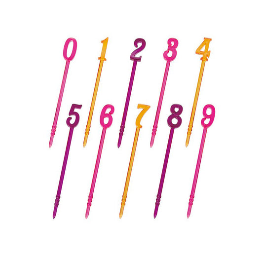 10 db mini nyárs - számok