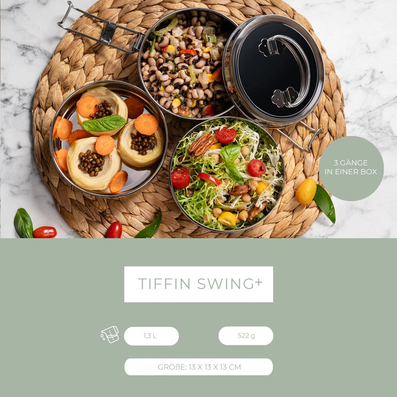 ECO Brotbox Tiffin Swing+