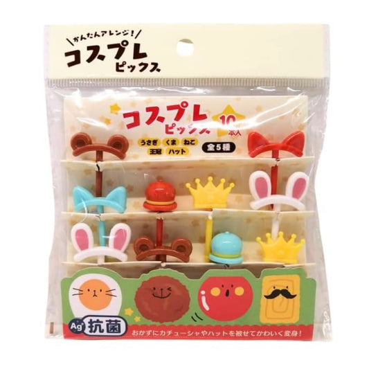 10 db mini nyárs - fülek, kalapok, korona