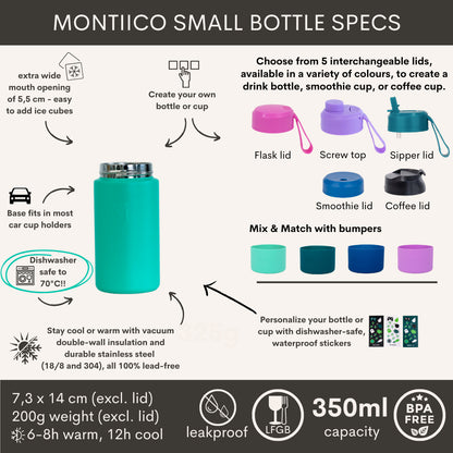 MontiiCo Fusion hőszigetelt termosz alap 350 ml (több színben)