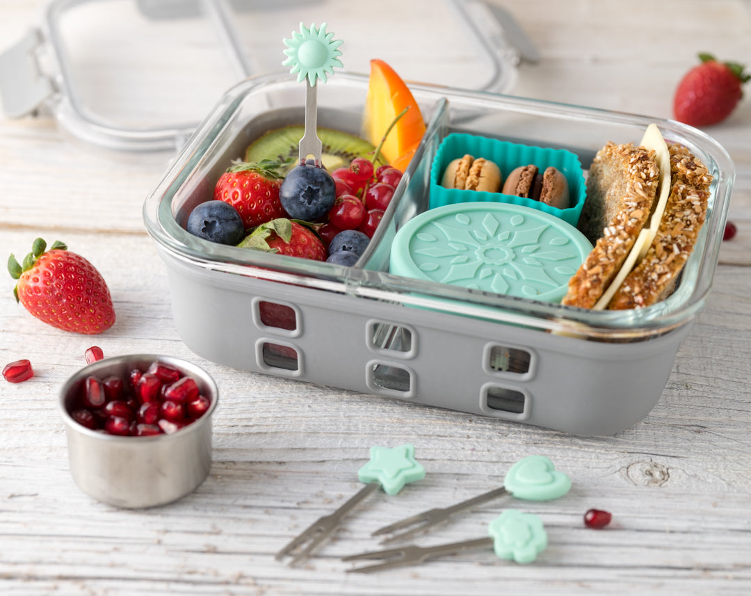 4 db kisvilla rozsdamentes acélból - Égbolt (7 cm)