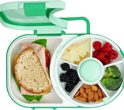 GöBe 2 in 1 Lunchbox & Snack Spinner (diverse culori)