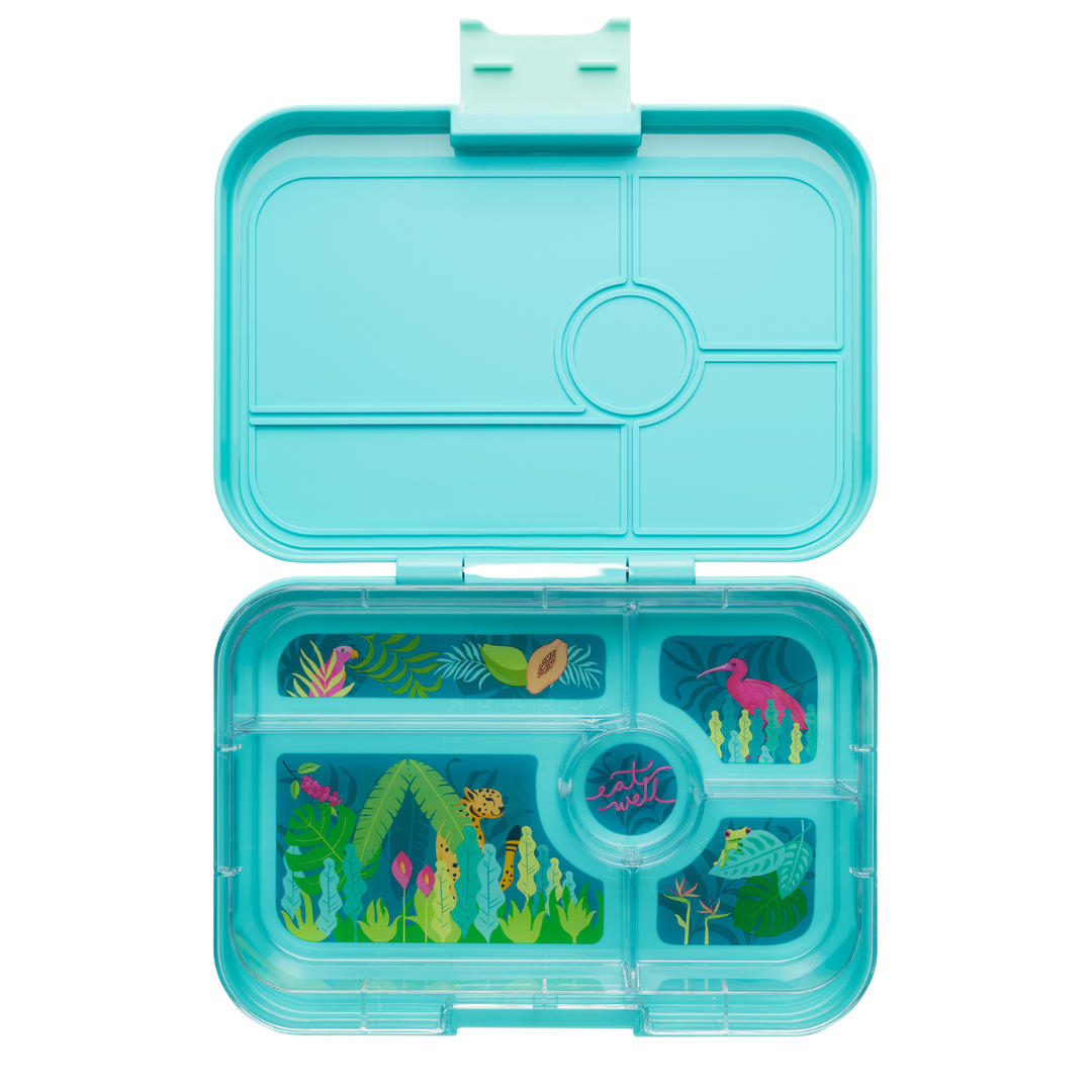 Yumbox Tapas XL Antibes blue / Pastel Jungle (5 rekeszes)