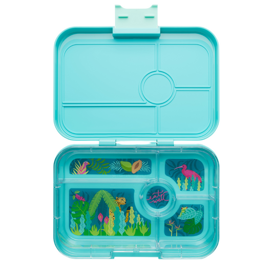 Yumbox Tapas XL Antibes blue / Pastel Jungle (5 rekeszes)