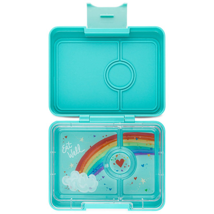 Yumbox Snack Misty Aqua / Rainbow