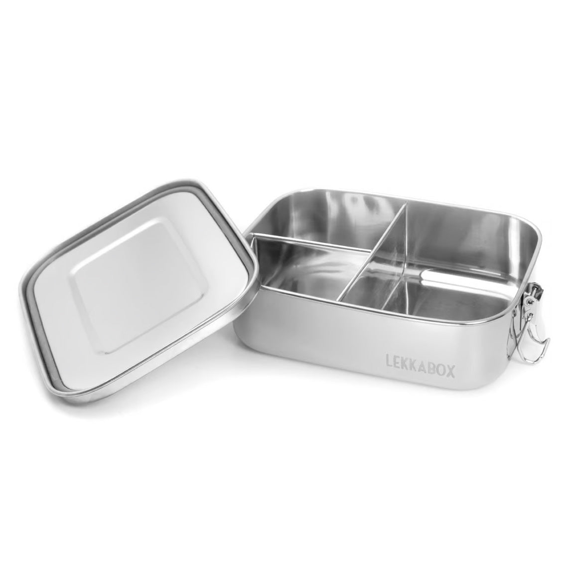 Lekkabox Safe 3 rekeszes 1000 ml - rozsdamentes uzsonnásdoboz