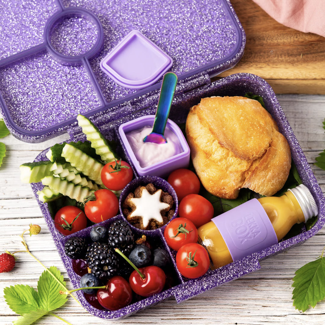 Lekkabox Juicy - Mini üveg szilikon pánttal (60 ml)