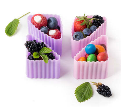 Lekkabox szilikon háromszög (4 db) - több színben