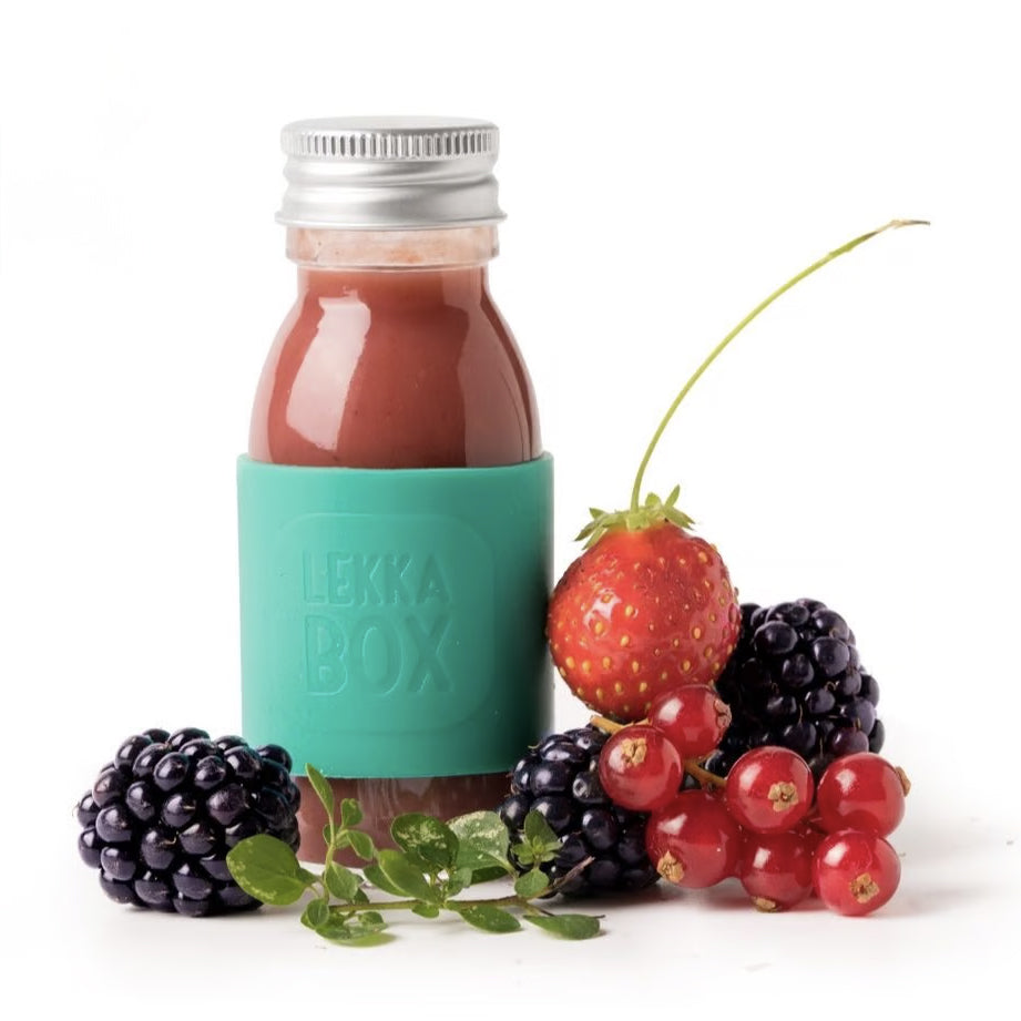 Lekkabox Juicy - Mini üveg szilikon pánttal (60 ml)