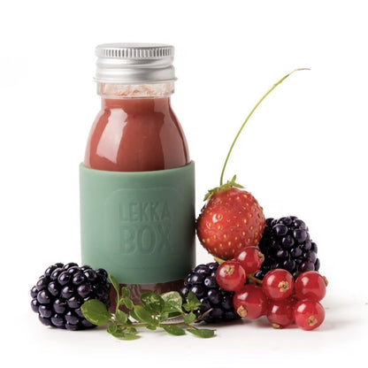 Lekkabox Juicy - Mini üveg szilikon pánttal (60 ml)
