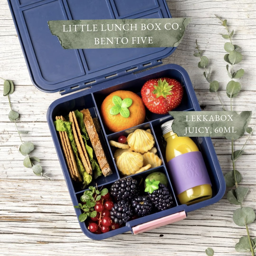 Lekkabox Juicy - Mini üveg szilikon pánttal (60 ml)