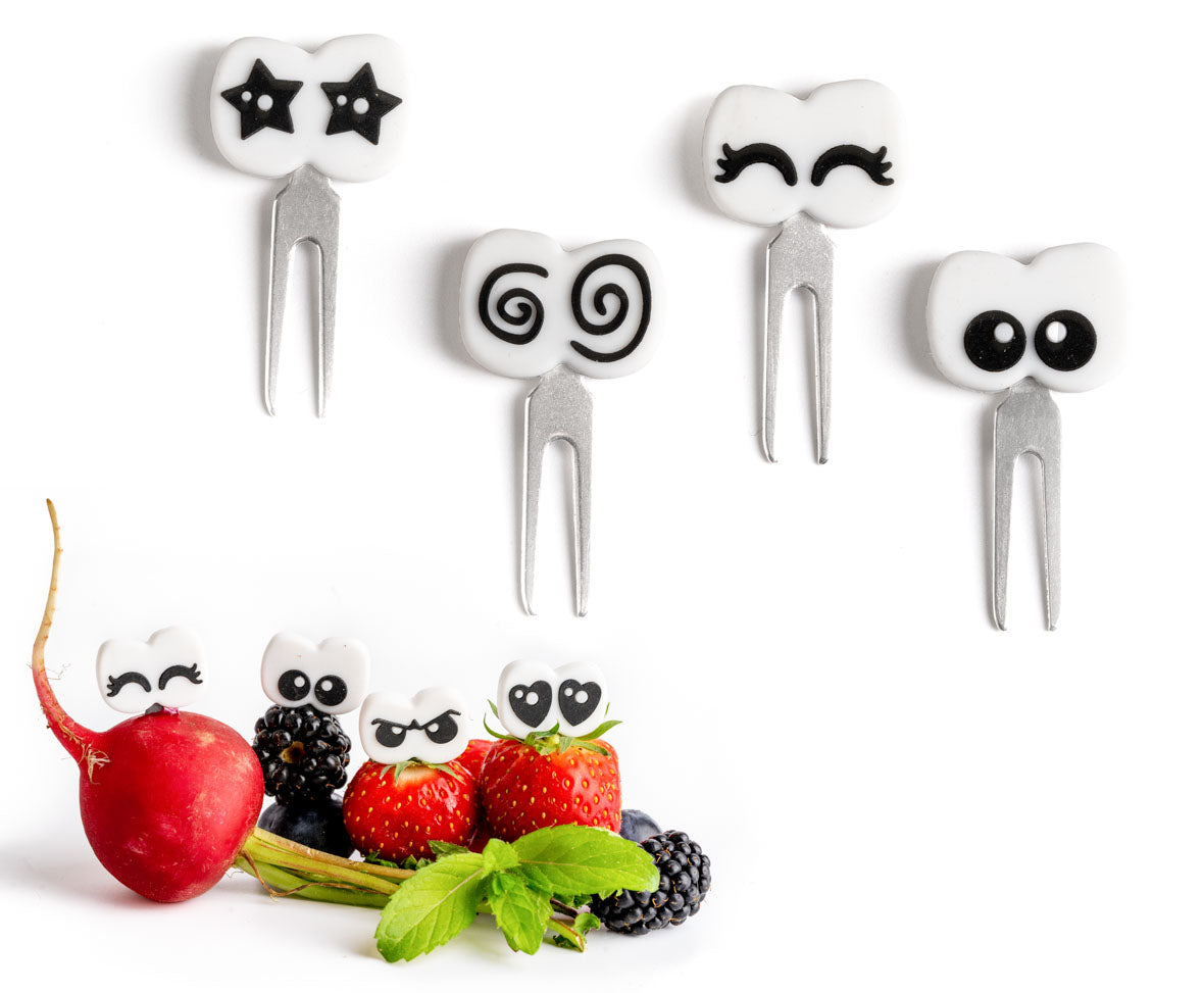 4 db mini villa rozsdamentes acélból - Szemek