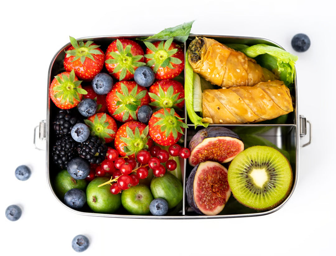 Lekkabox Safe 3 rekeszes 1400 ml - rozsdamentes uzsonnásdoboz