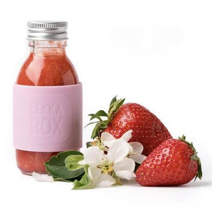 Lekkabox Juicy - Mini üveg szilikon pánttal (100 ml)