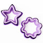 Szendvicsforma töltött szendvicsekhez – csillag és virág (2 db)