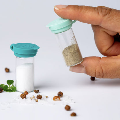 Lekkabox Salty - Mini solniță din sticlă (diverse culori)