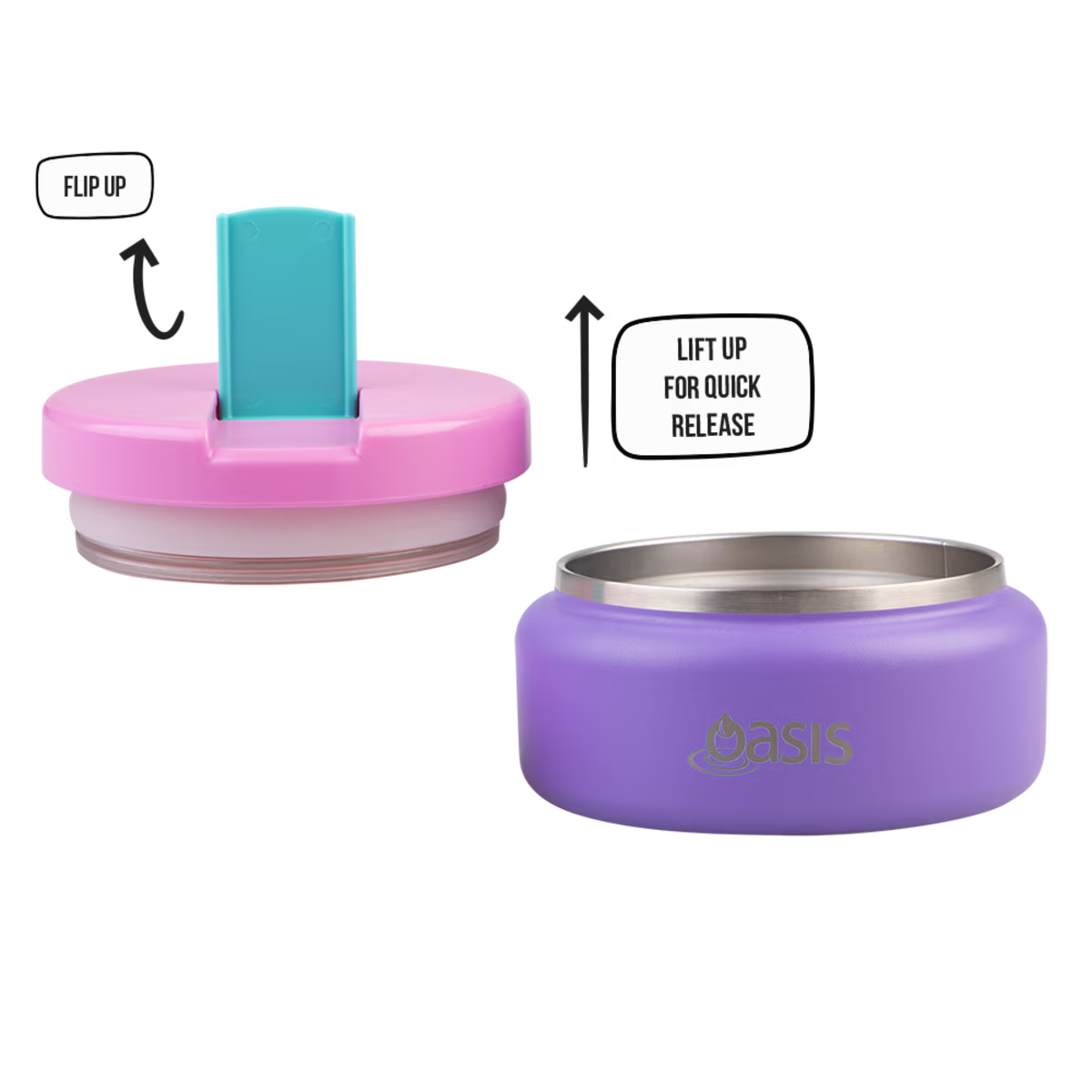 Oasis rozsdamentes ételtermosz 230 ml (több színben)