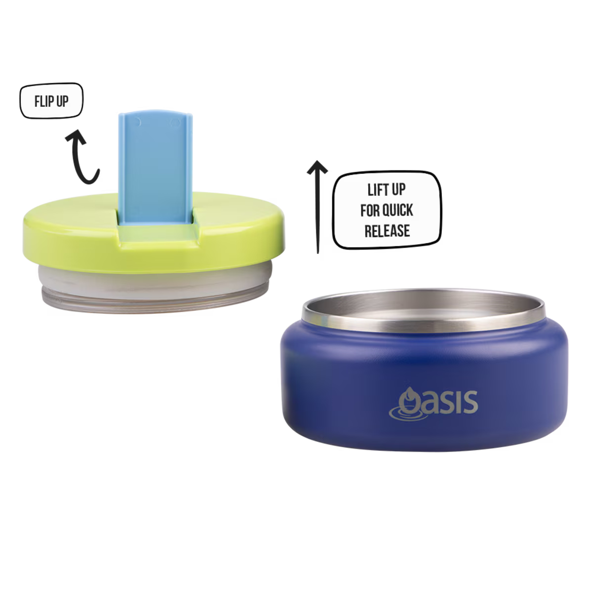 Oasis rozsdamentes ételtermosz 230 ml (több színben)