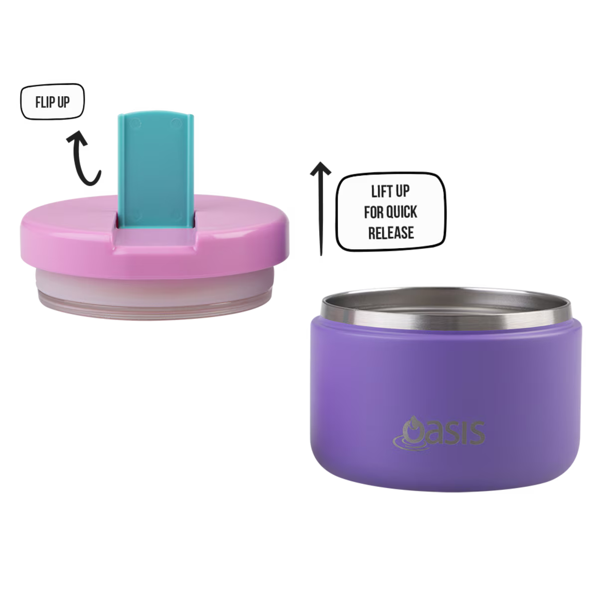 Oasis rozsdamentes ételtermosz 300 ml (több színben)