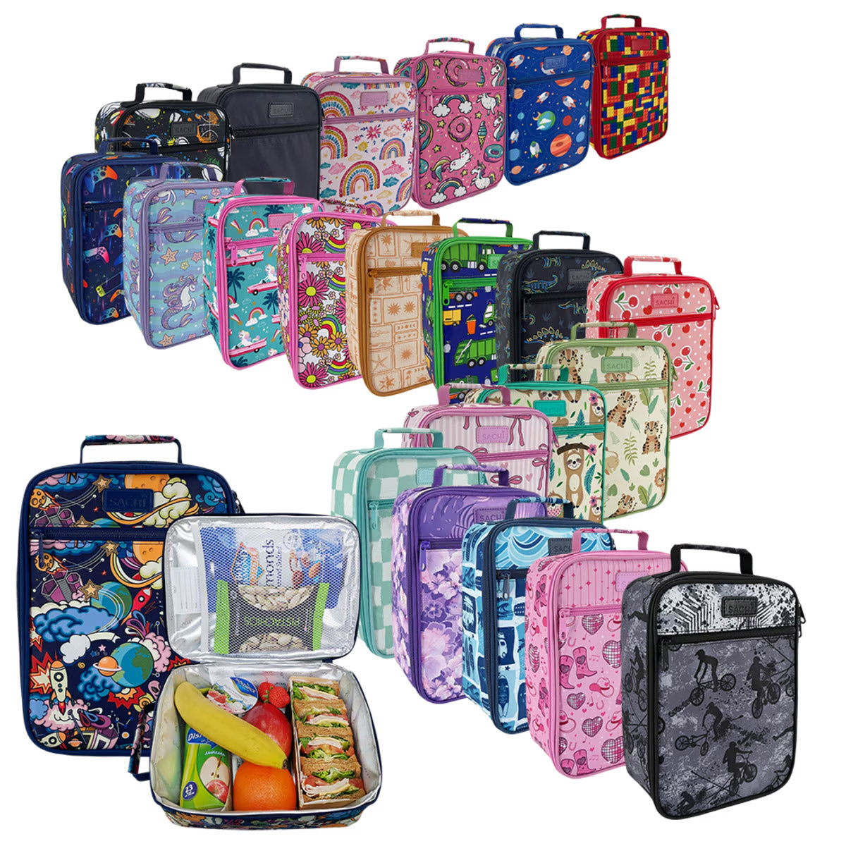 Sachi hőtartó uzsonnástáska (többféle mintával)