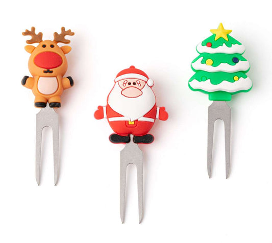 3 db mini villa rozsdamentes acélból - Karácsony (5 cm)