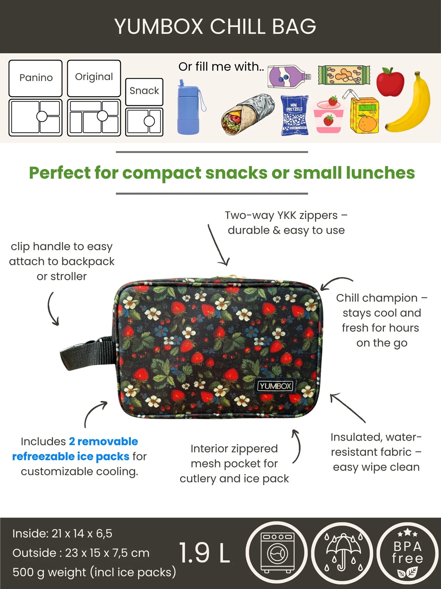 Yumbox Chill Bag (több mintával)