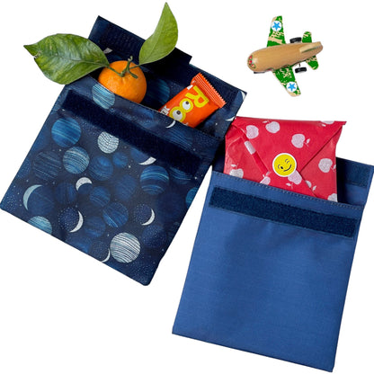 Ambalaj pentru sandviș Yumbox Pochette - Albastru închis