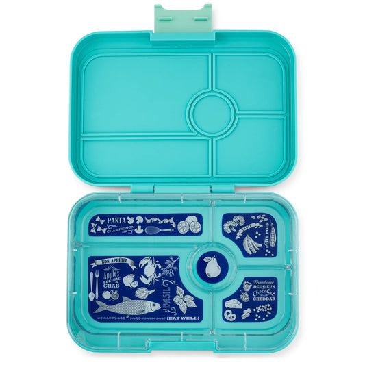 Yumbox Tapas XL Antibes blue / Bon appetit (5 rekeszes)
