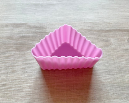Triunghi din silicon Lekkabox (4 buc.) - diverse culori