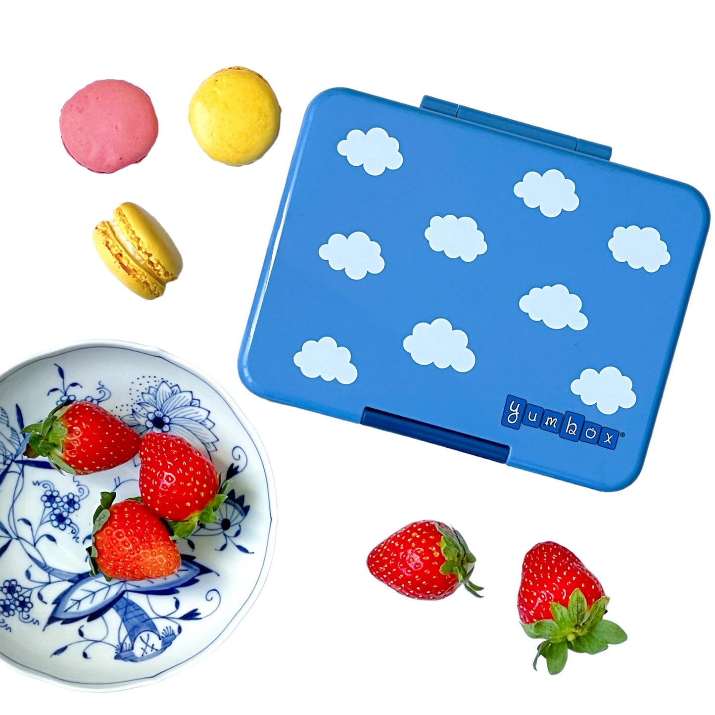 Yumbox Snack Sky Blue Clouds / Rainbow