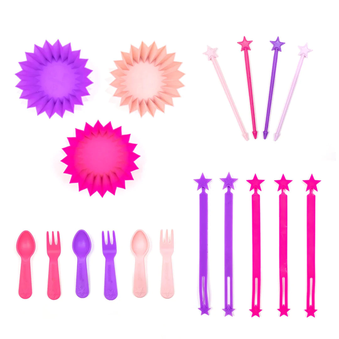 Lunch Punch Bento készlet - rózsaszín