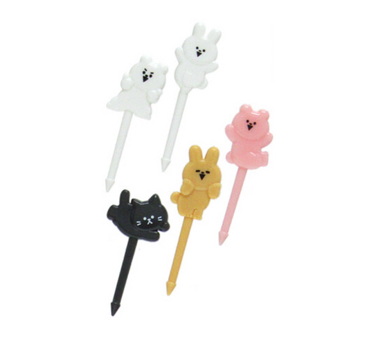 10 db mini nyárs - nyuszi, cica, maci