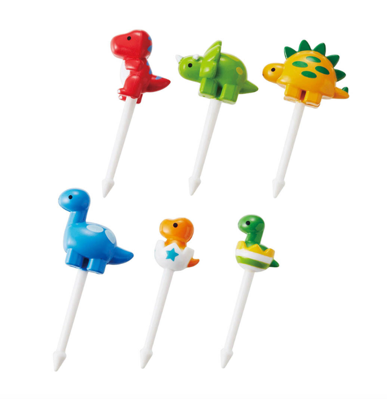 6 db mini nyárs - dinók és dinóbébik