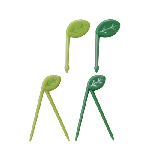 10 db mini nyárs - kétszárú és egyszárú levelek