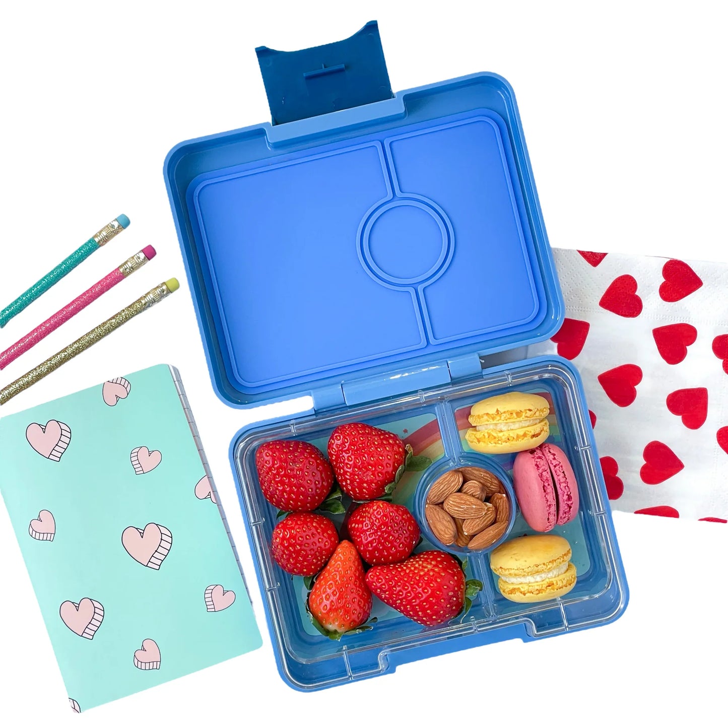 Yumbox Snack Sky Blue Clouds / Rainbow