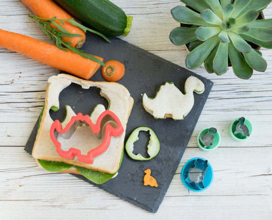 Szendvics kiszúró - Dinoszauruszok (4 db)