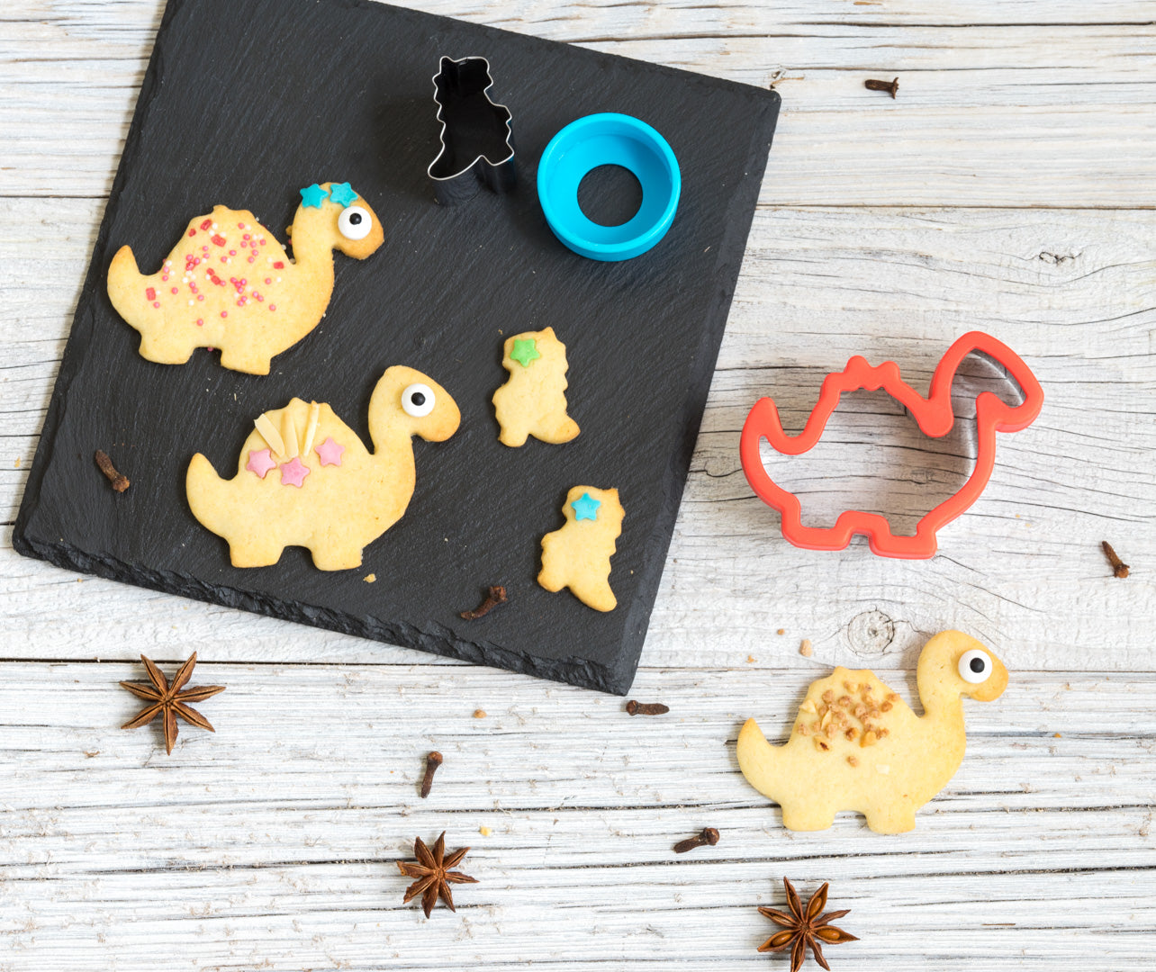 Szendvics kiszúró - Dinoszauruszok (4 db)