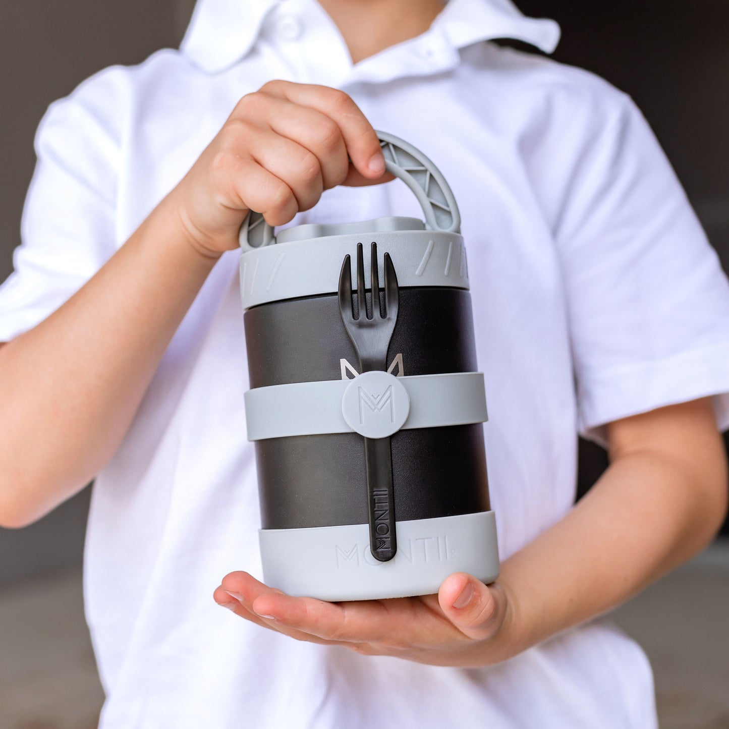 Montii villa és kanál szett - fekete-fehér