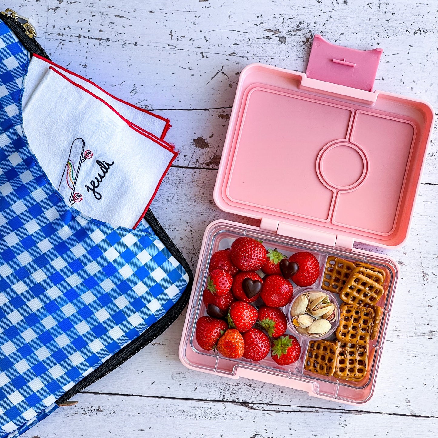 Yumbox Snack Coco Pink / Rainbow